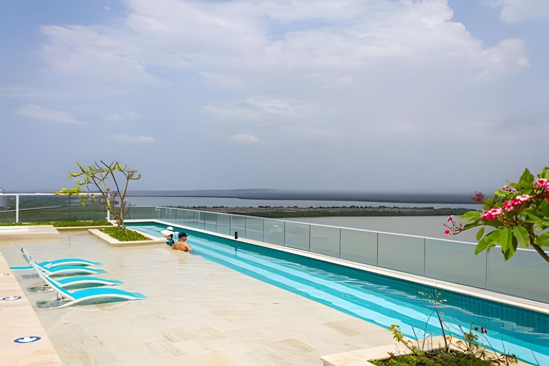 1 Dormitorio Frente A Playa De Morros. Piscina Cartagena Luaran gambar